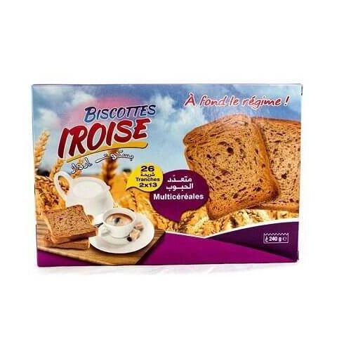 BISCOTTES MULTICEREALES 240G IROISE
