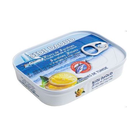 Filet de sardine au citron sidi daoud 100g