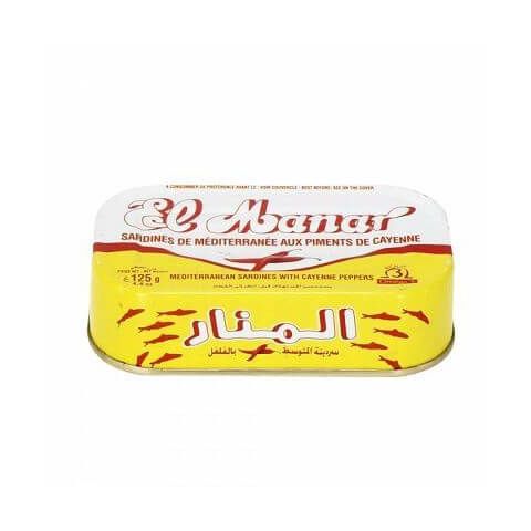 sardine piment  de cayenne el Manar  125 g
